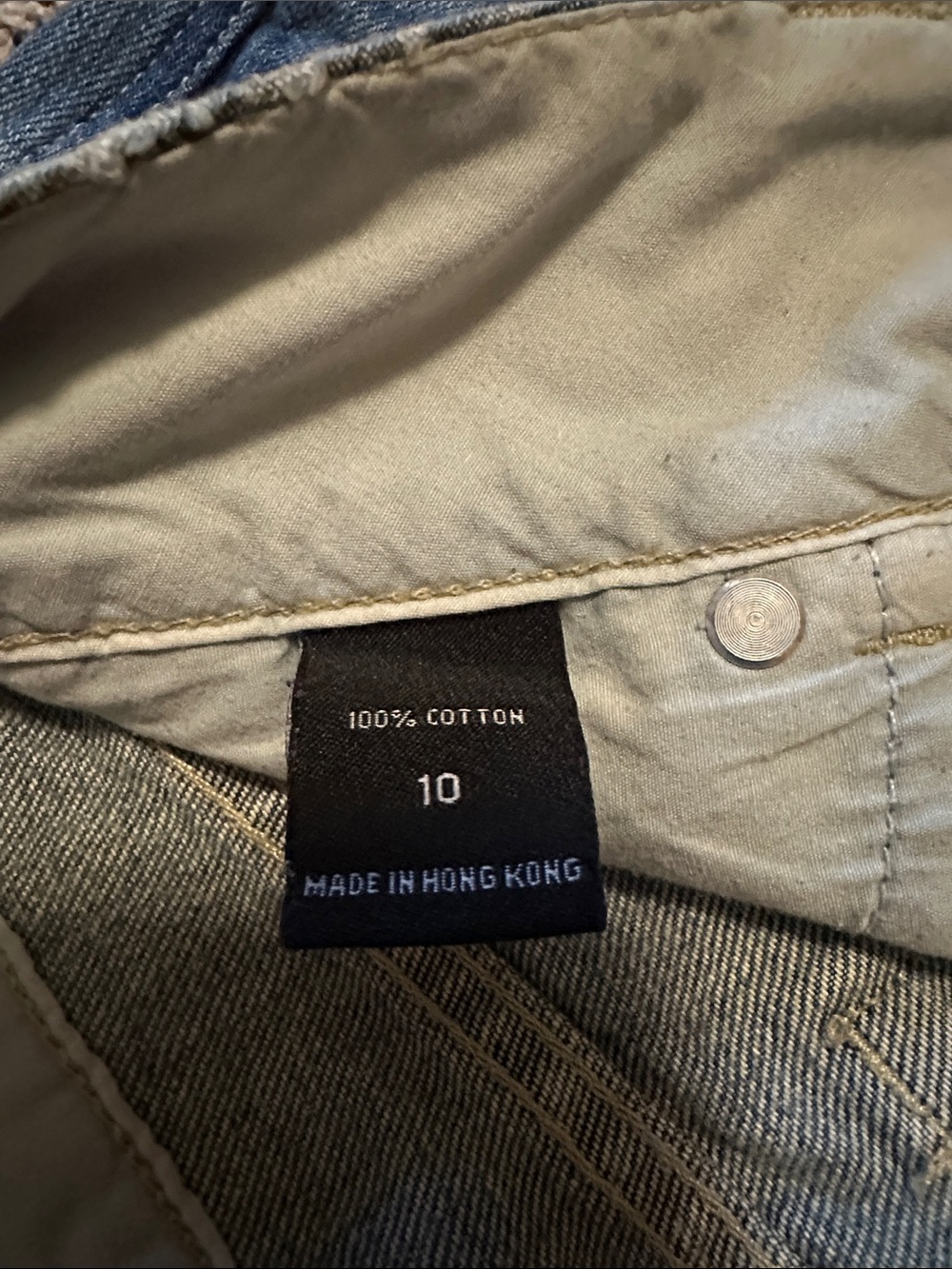 LONDONJEAN Distressed Denim Mini Skirt - Blue - Picture 5 of 5